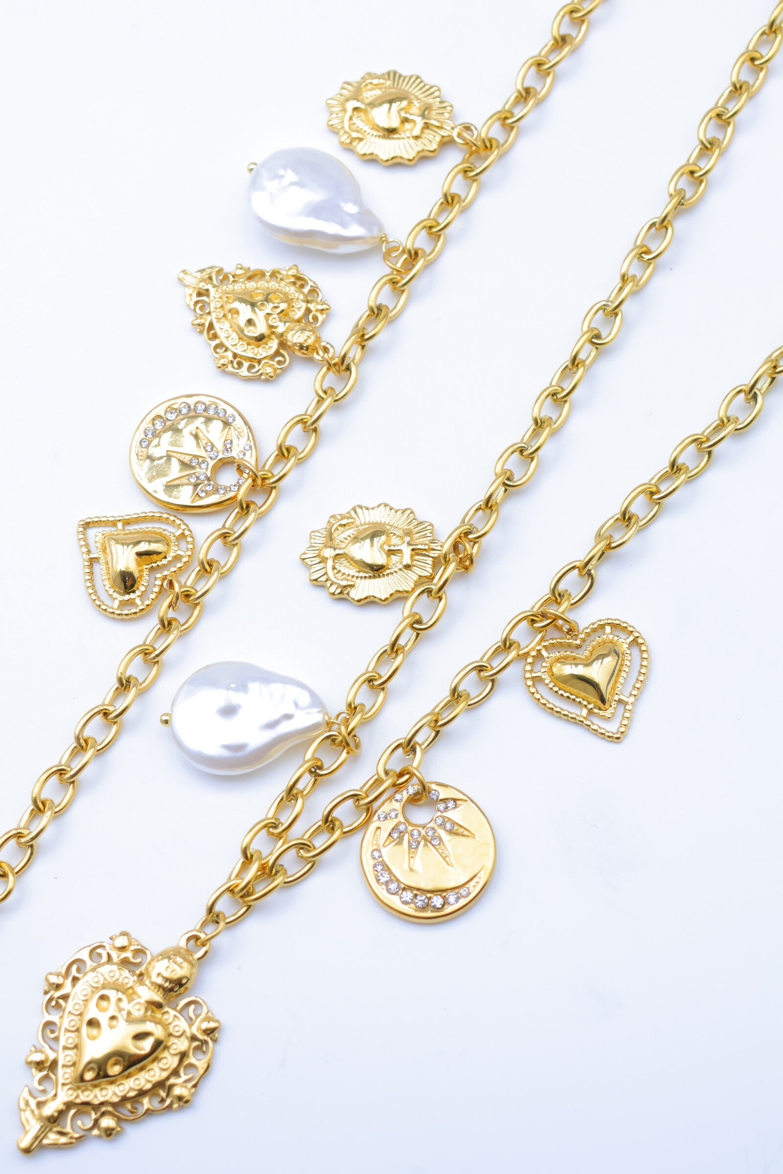 Parure de bijoux en acier inoxydable - DORÉ