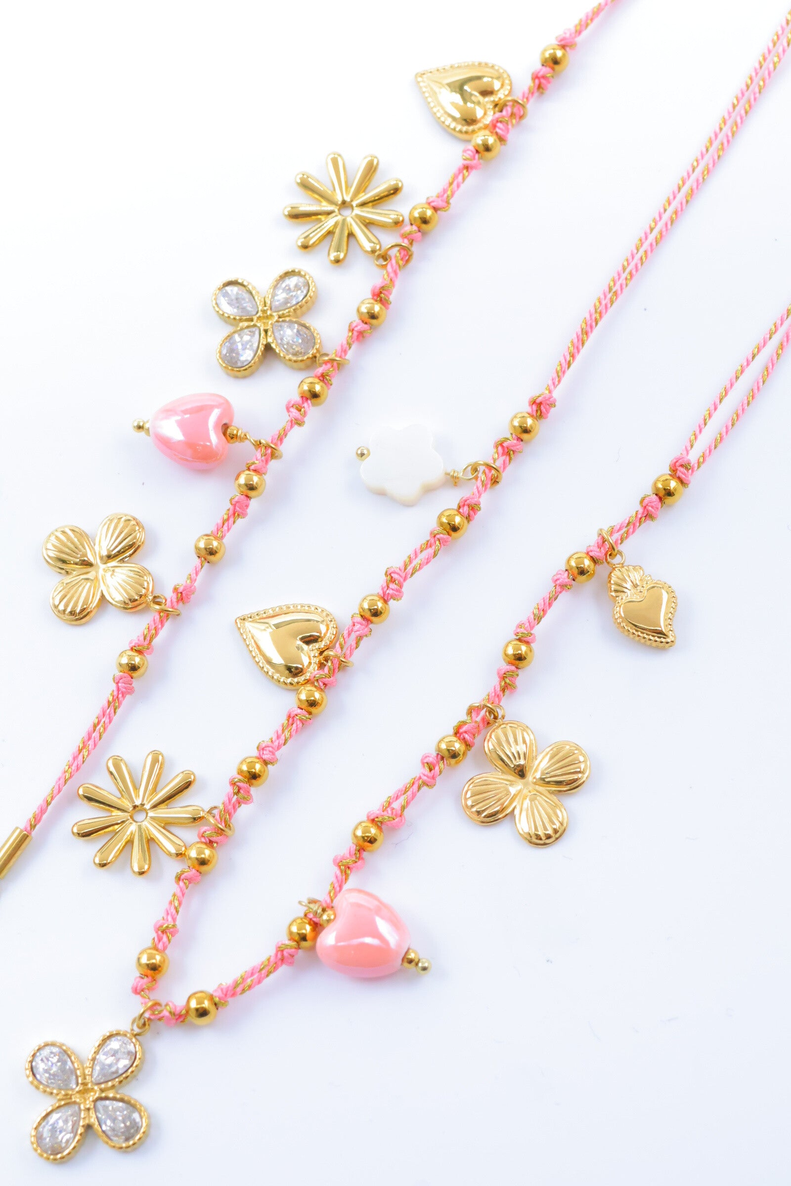 Parure de bijoux en acier inoxydable - ROSE