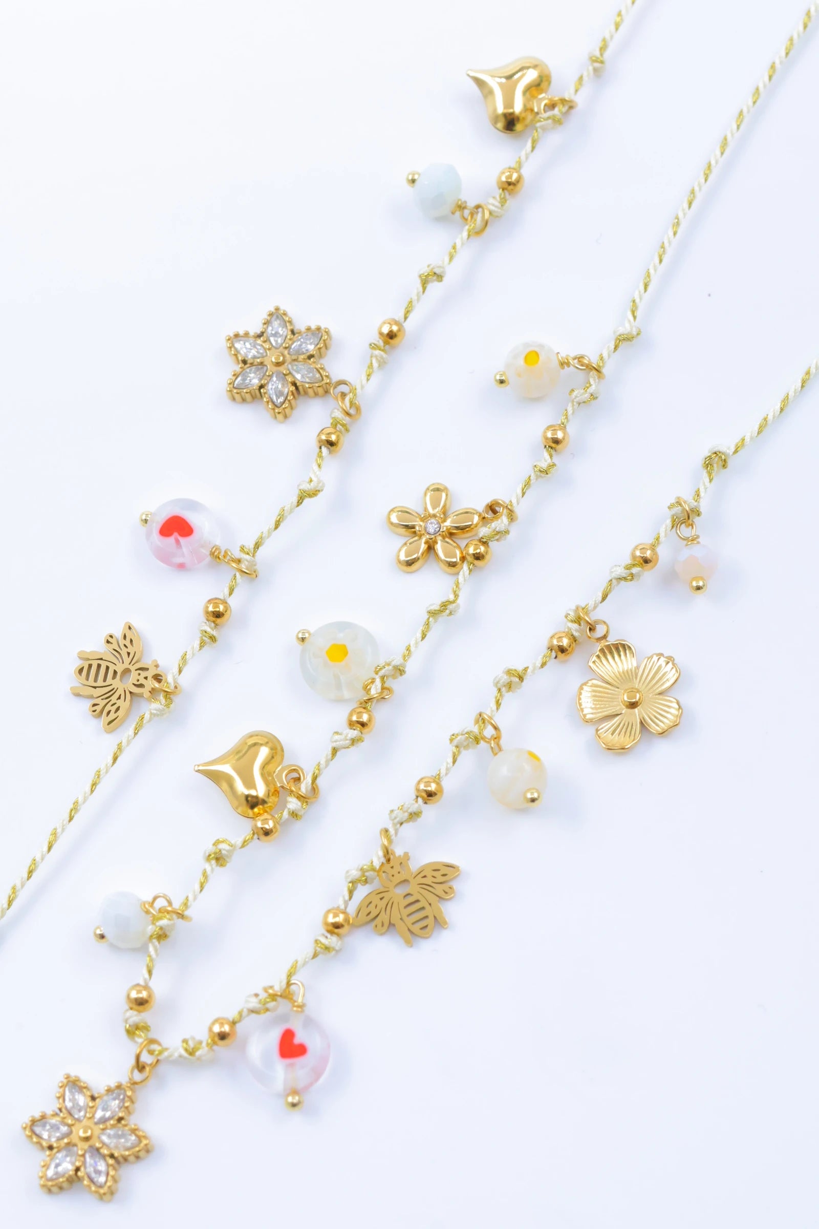 Parure de bijoux en acier inoxydable - DORÉ