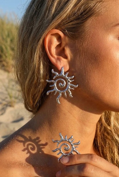 Boucles d’oreilles en acier inoxydable