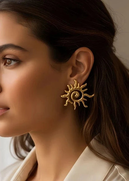 Boucles d’oreilles en acier inoxydable