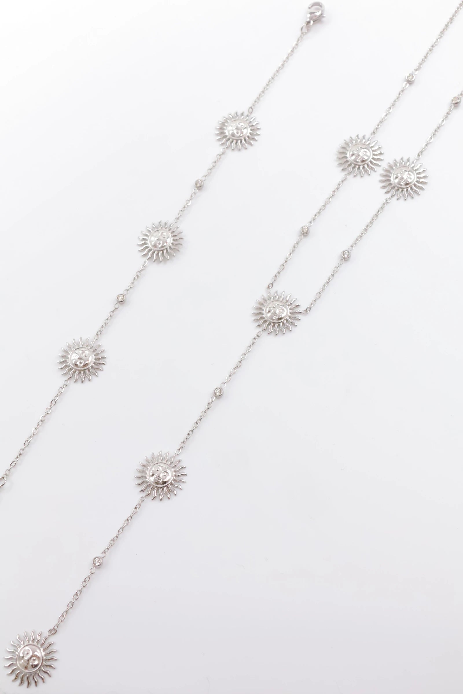 Parure de bijoux en acier inoxydable - ARGENT