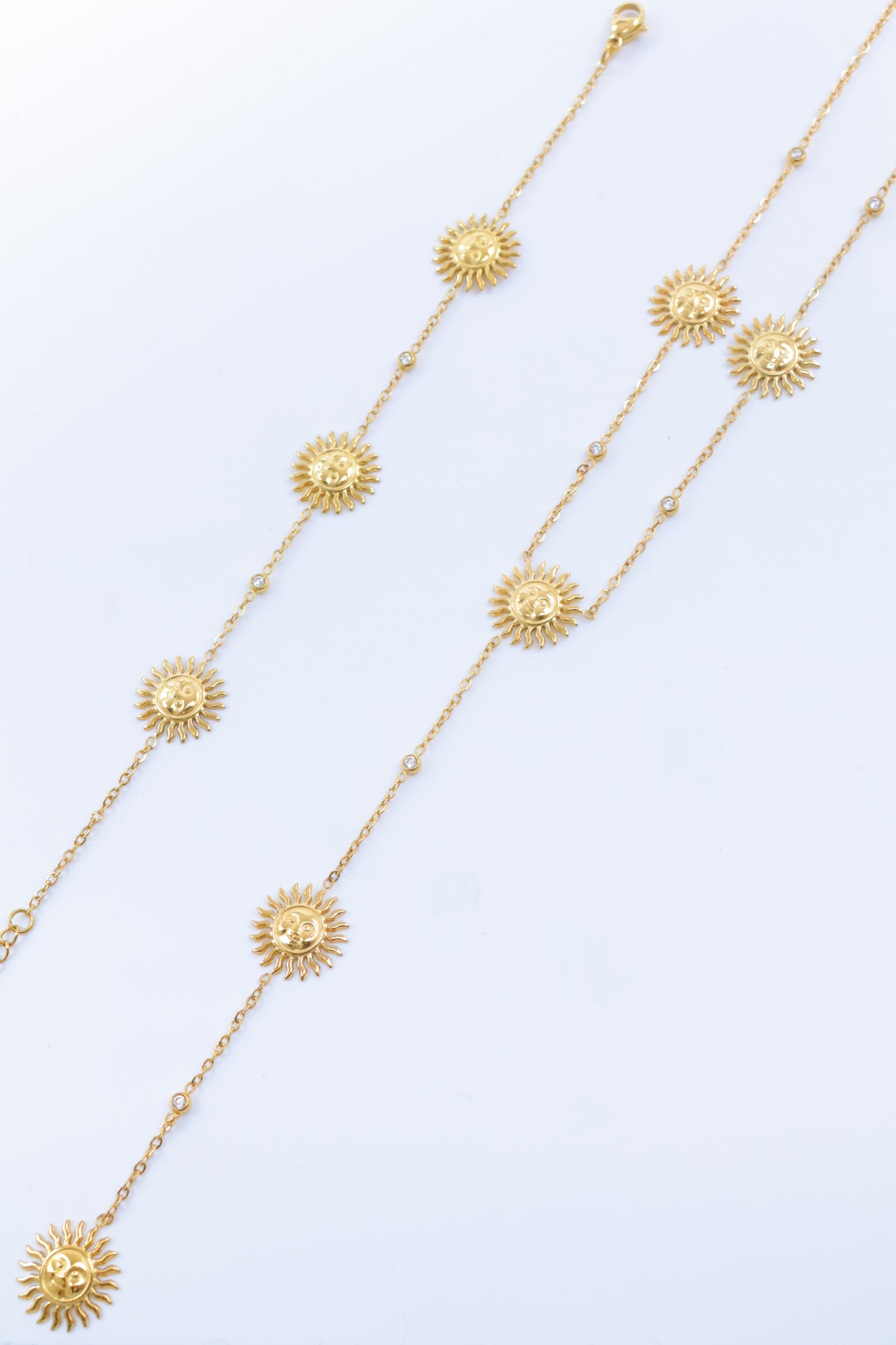 Parure de bijoux en acier inoxydable - DORÉ