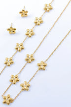 Parure de bijoux en acier inoxydable - DORÉ