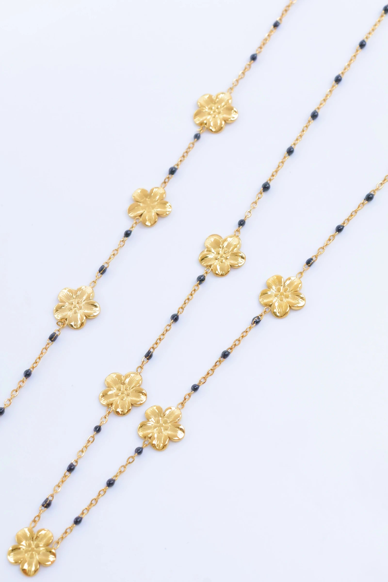 Parure de bijoux en acier inoxydable - NOIR