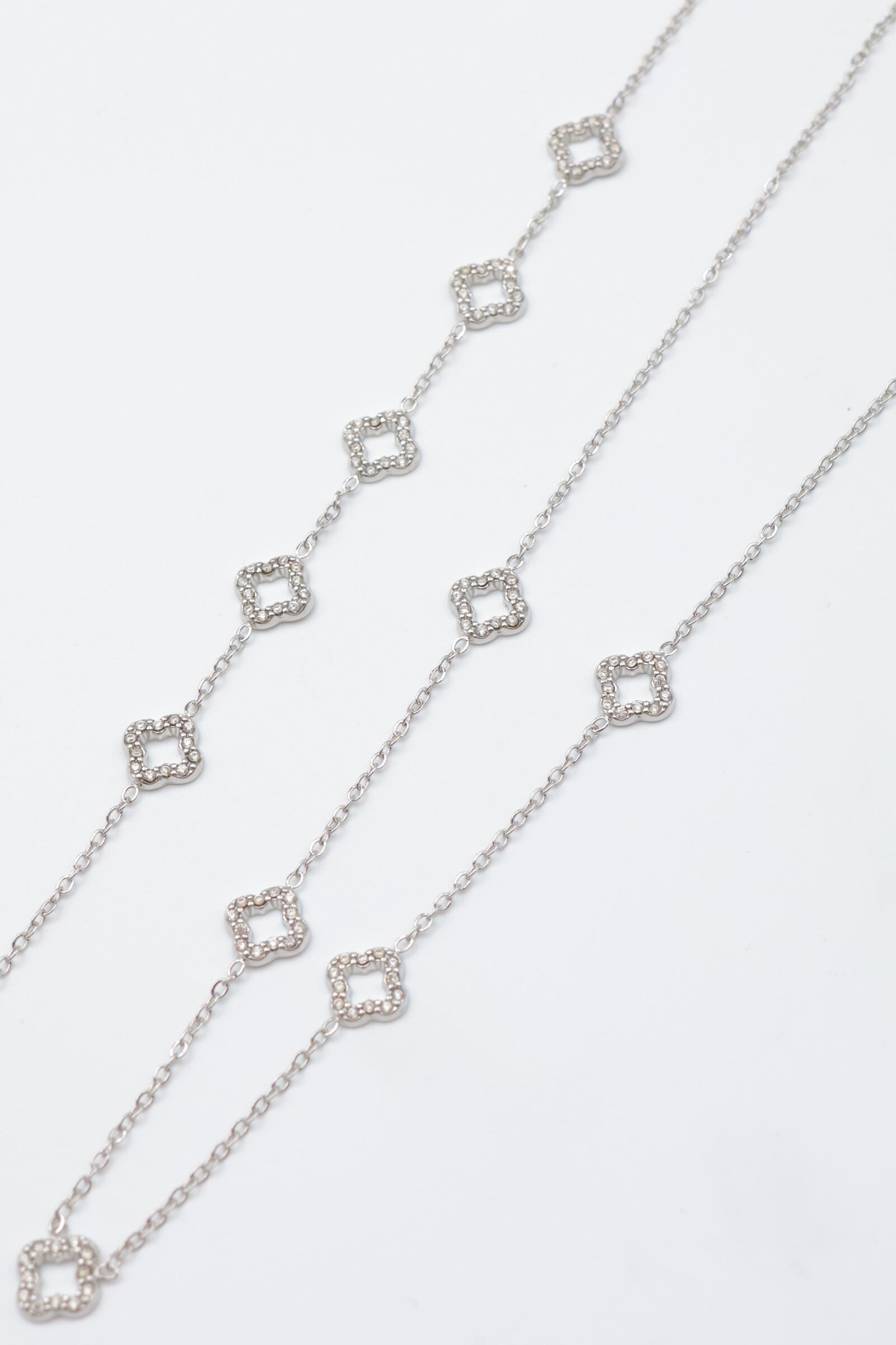 Parure de bijoux en acier inoxydable - ARGENT