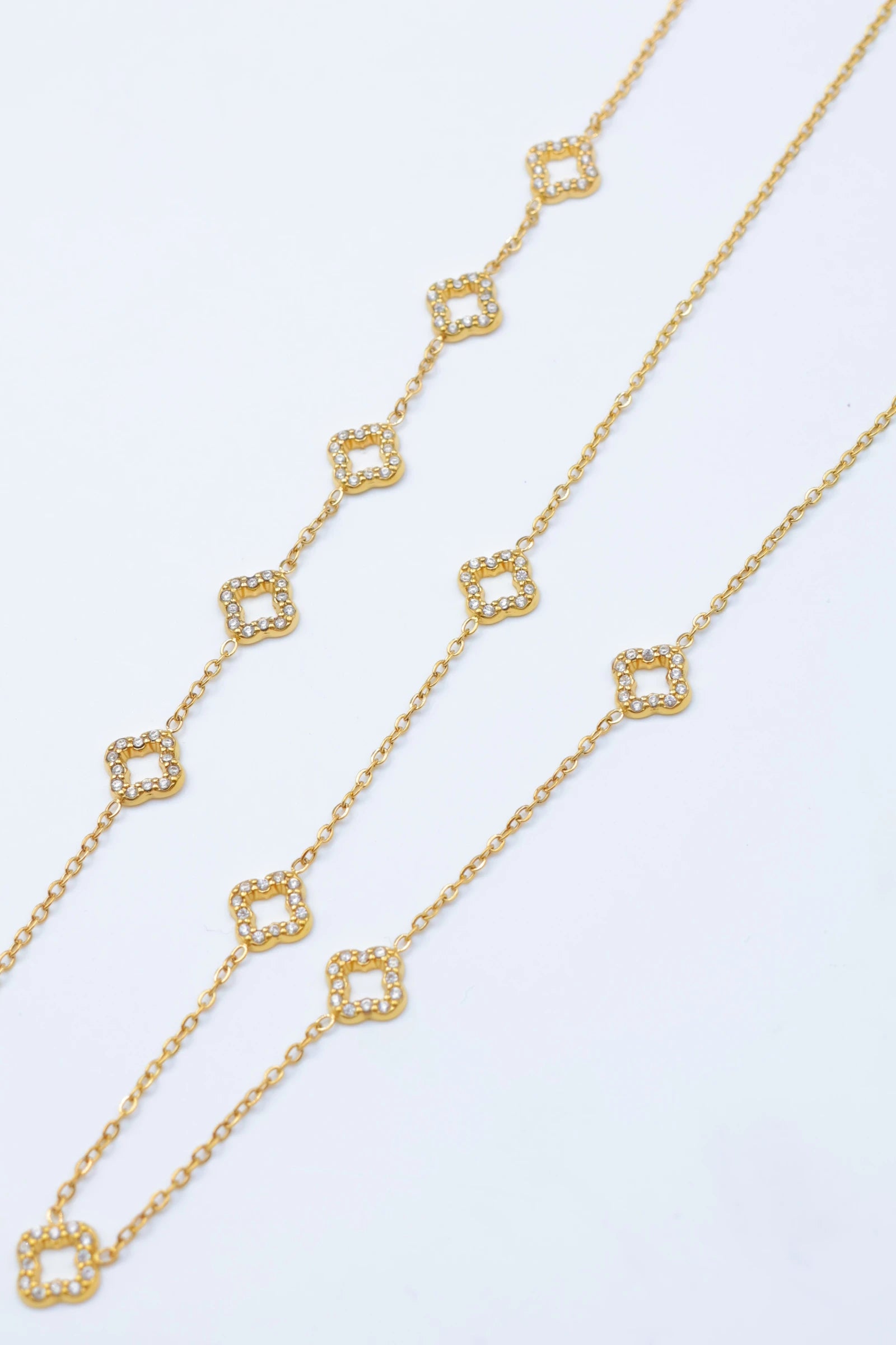 Parure de bijoux en acier inoxydable - DORÉ