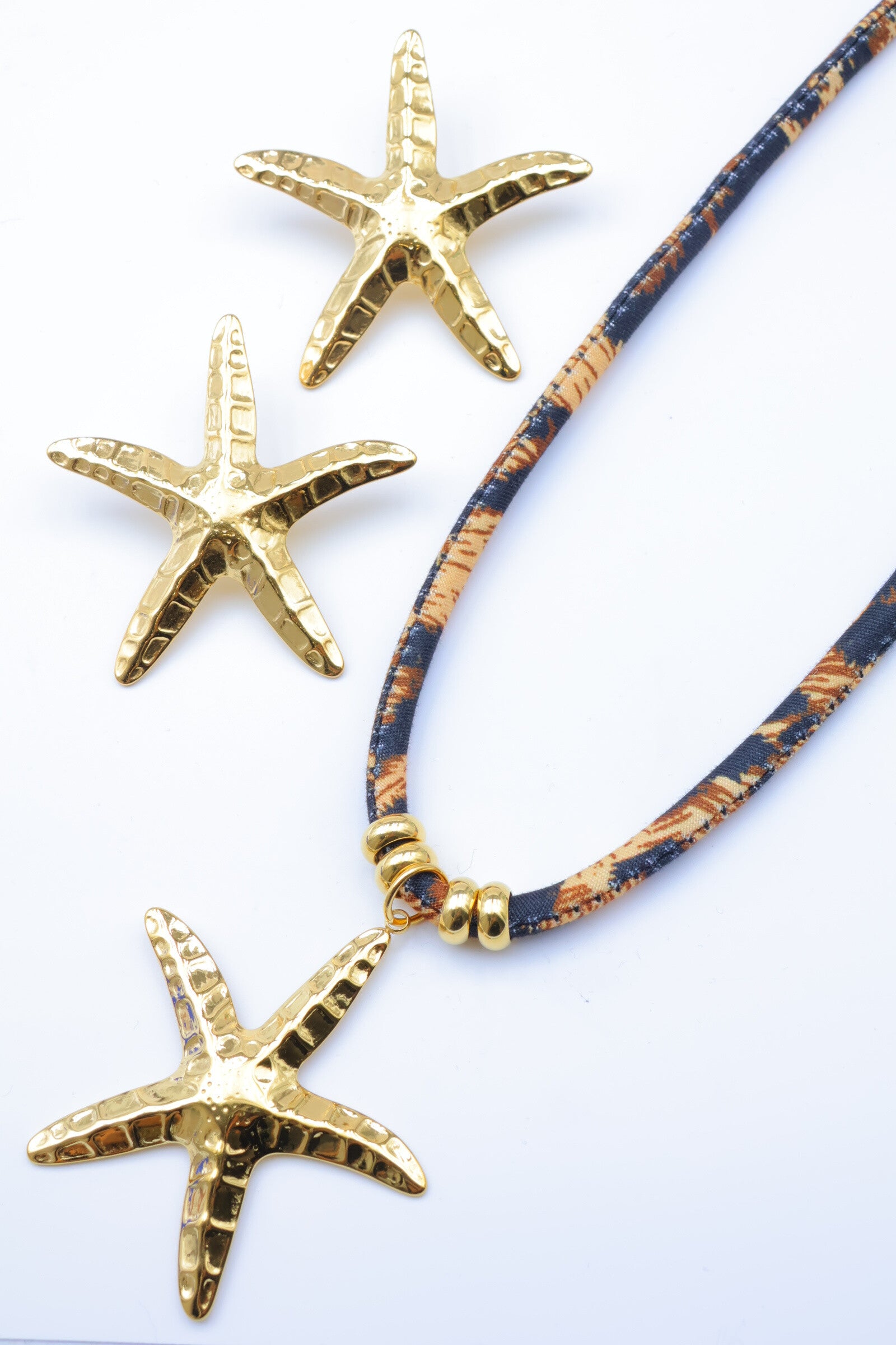 Parure de bijoux en acier inoxydable - DORÉ