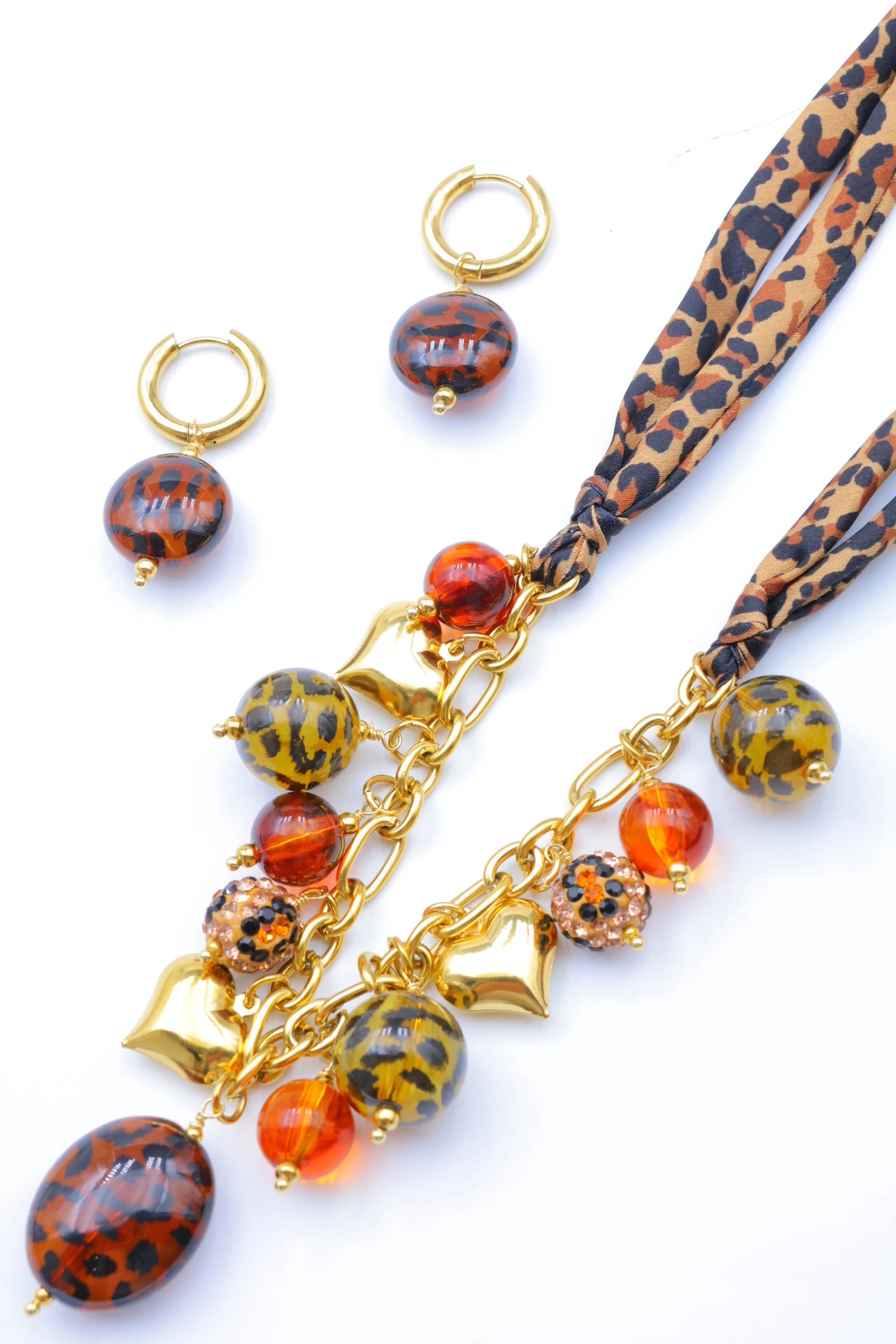 Parure de bijoux en acier inoxydable - DORÉ