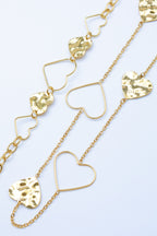 Parure de bijoux en acier inoxydable - DORÉ