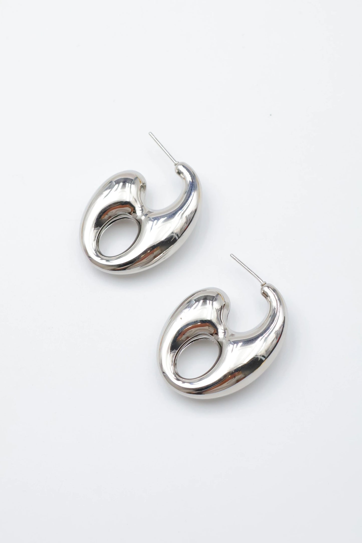 Boucles d’oreilles en acier inoxydable