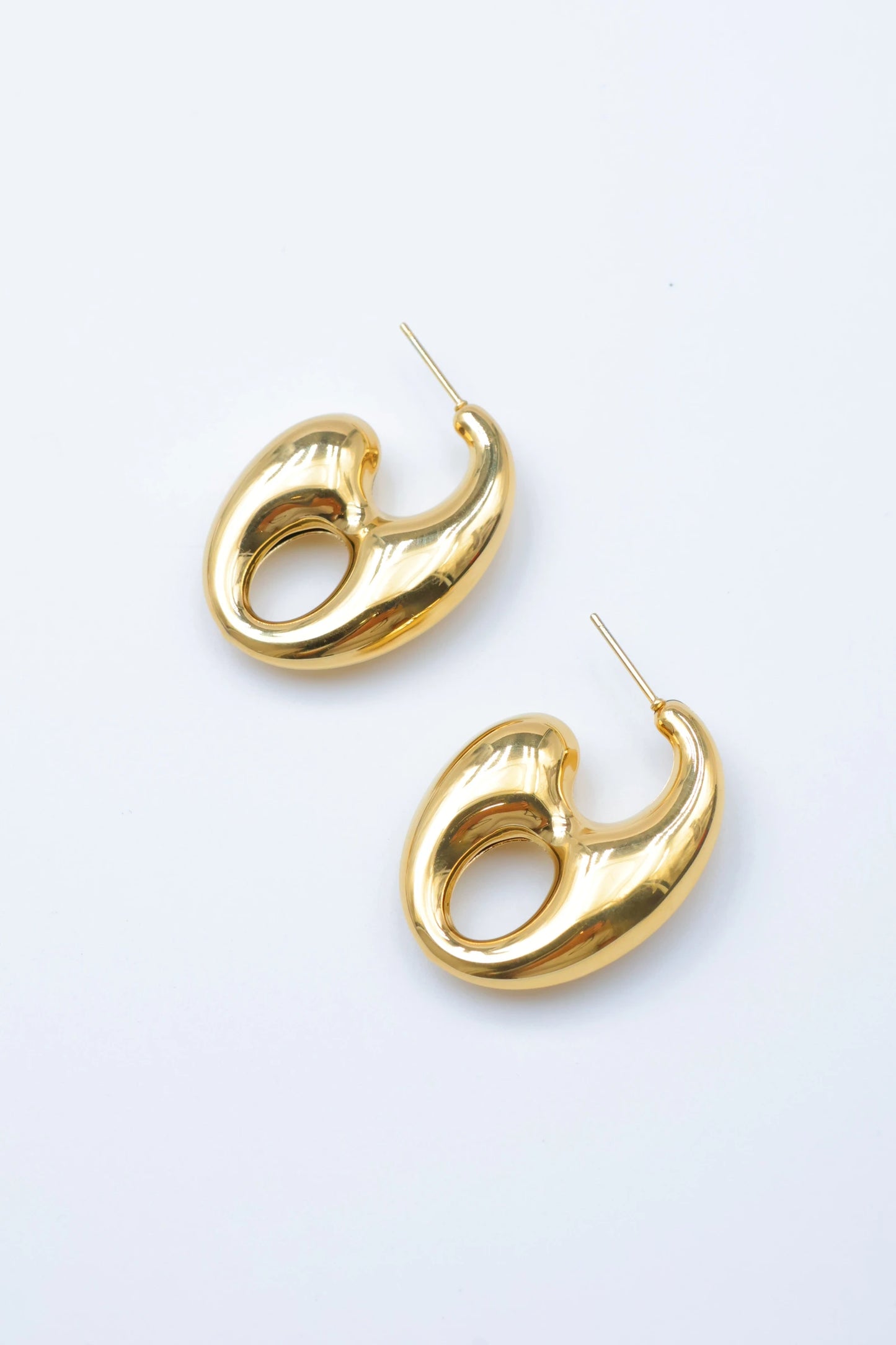Boucles d’oreilles en acier inoxydable