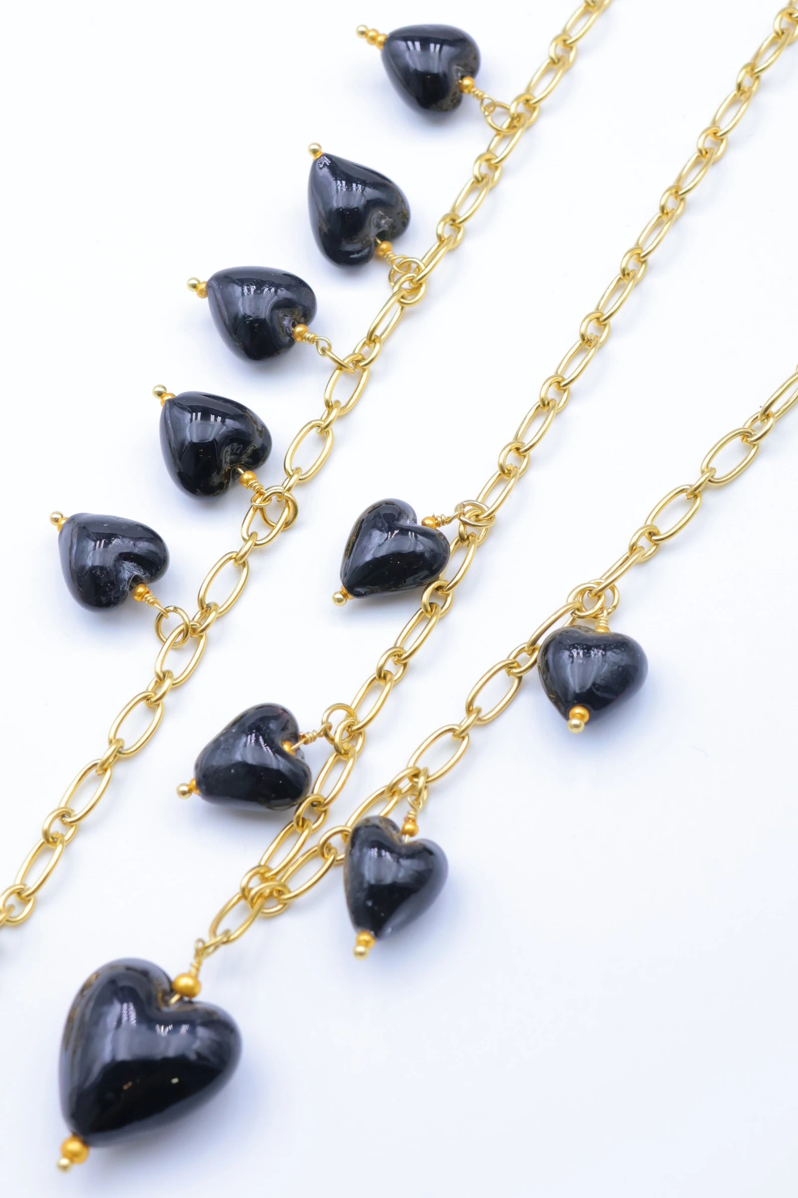 Parure de bijoux en acier inoxydable - NOIR