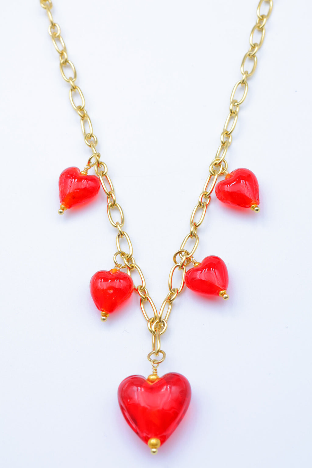 Collier en acier inoxydable - ROUGE