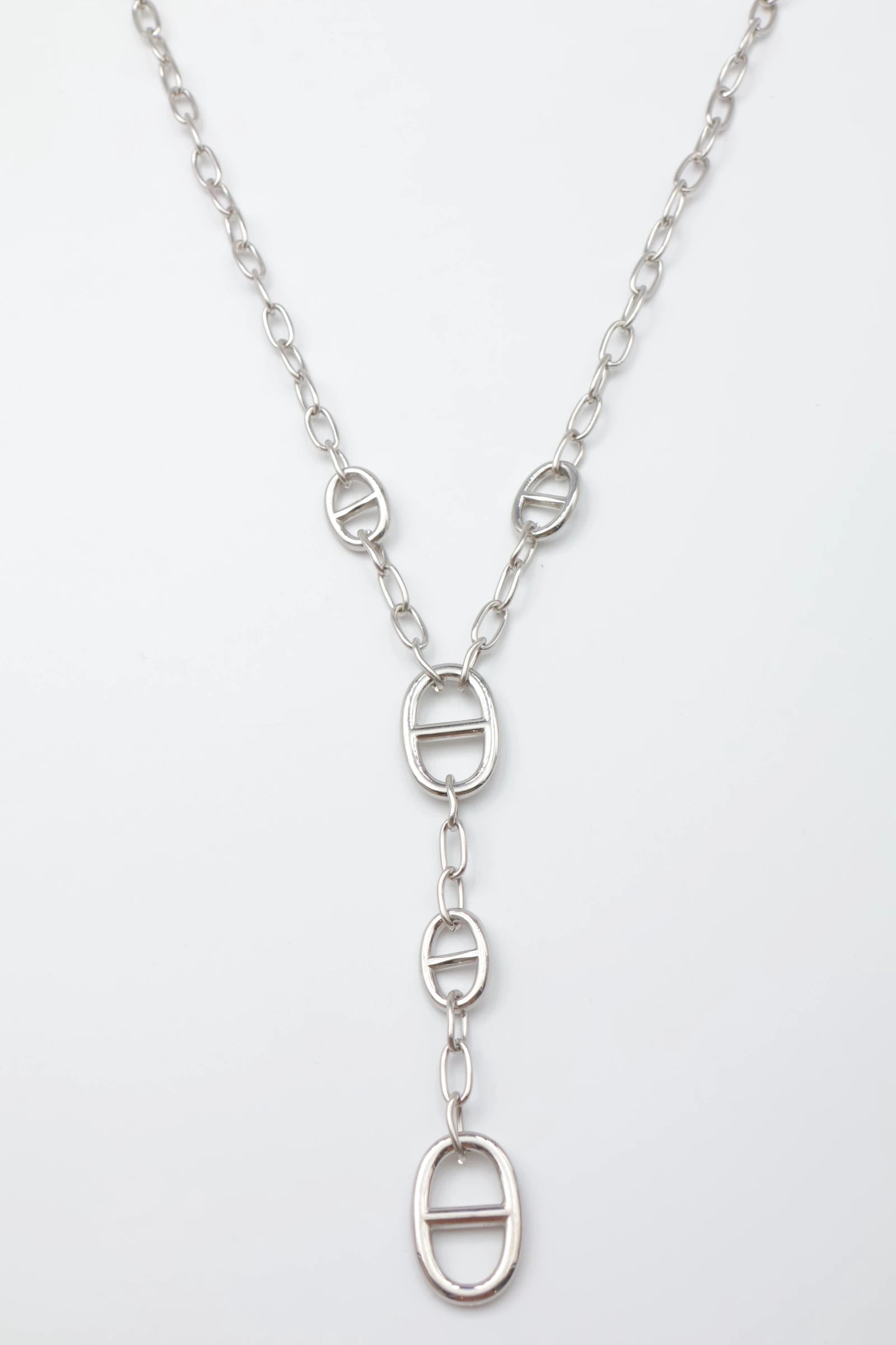Sautoir en acier inoxydable - ARGENT