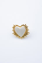 Bague ajustable en acier inoxydable - BLANC