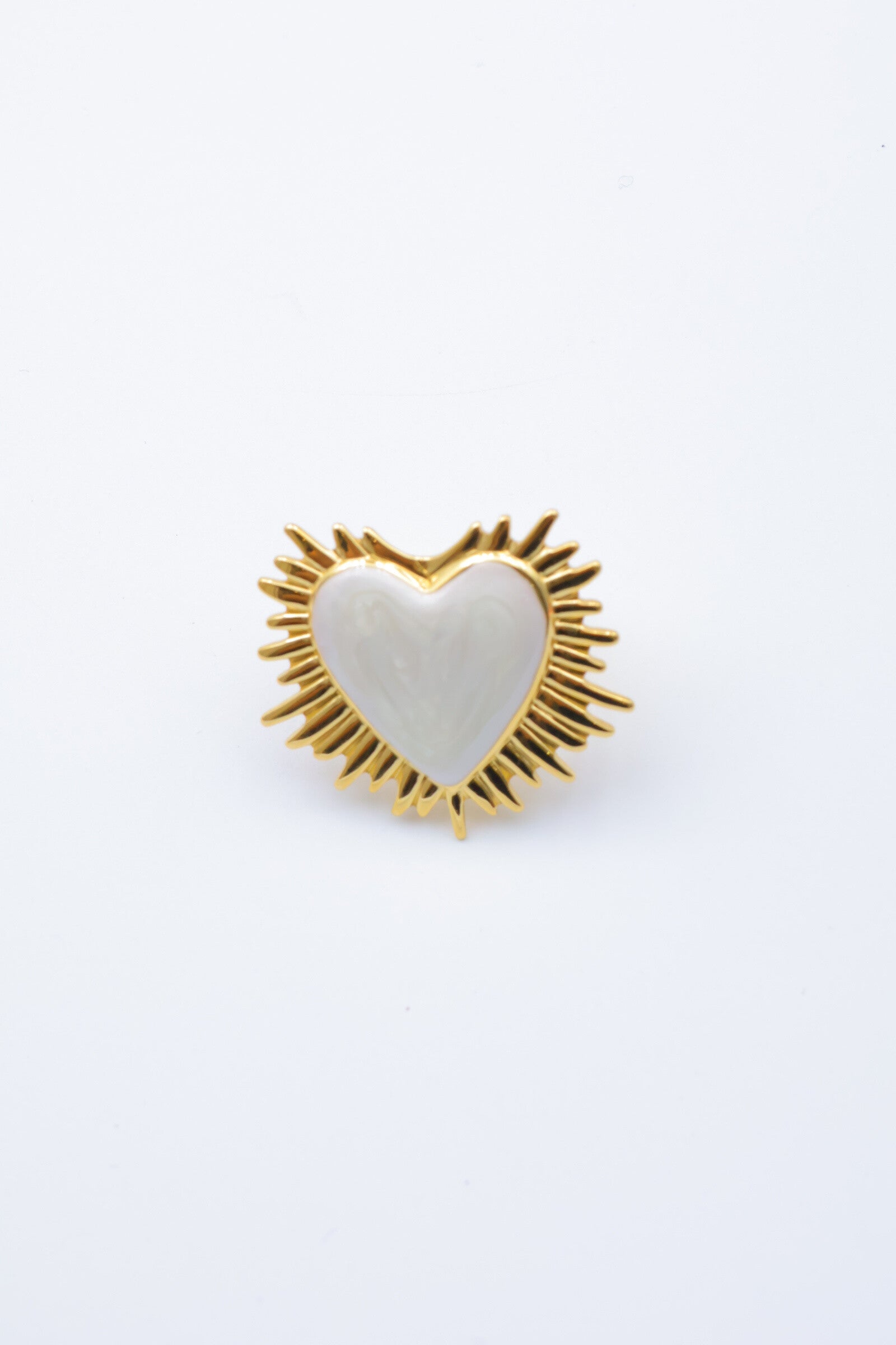Bague ajustable en acier inoxydable - BLANC