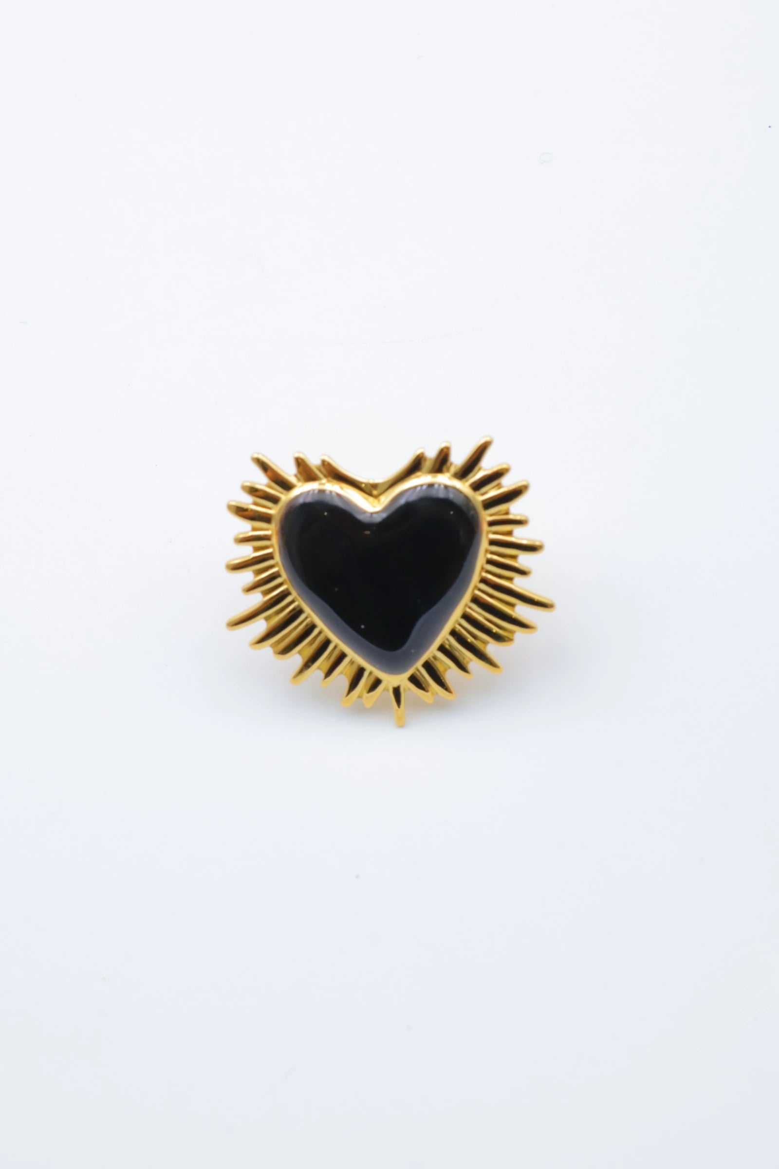 Bague ajustable en acier inoxydable - NOIR