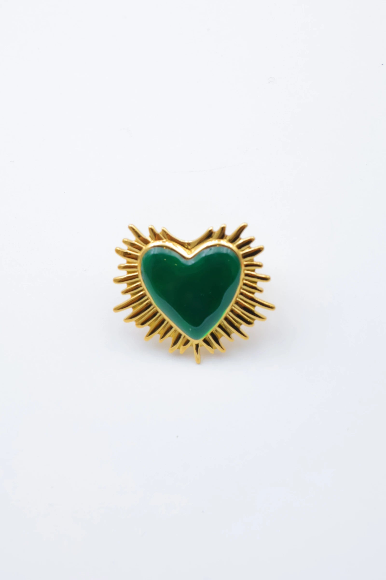 Bague ajustable en acier inoxydable - VERT