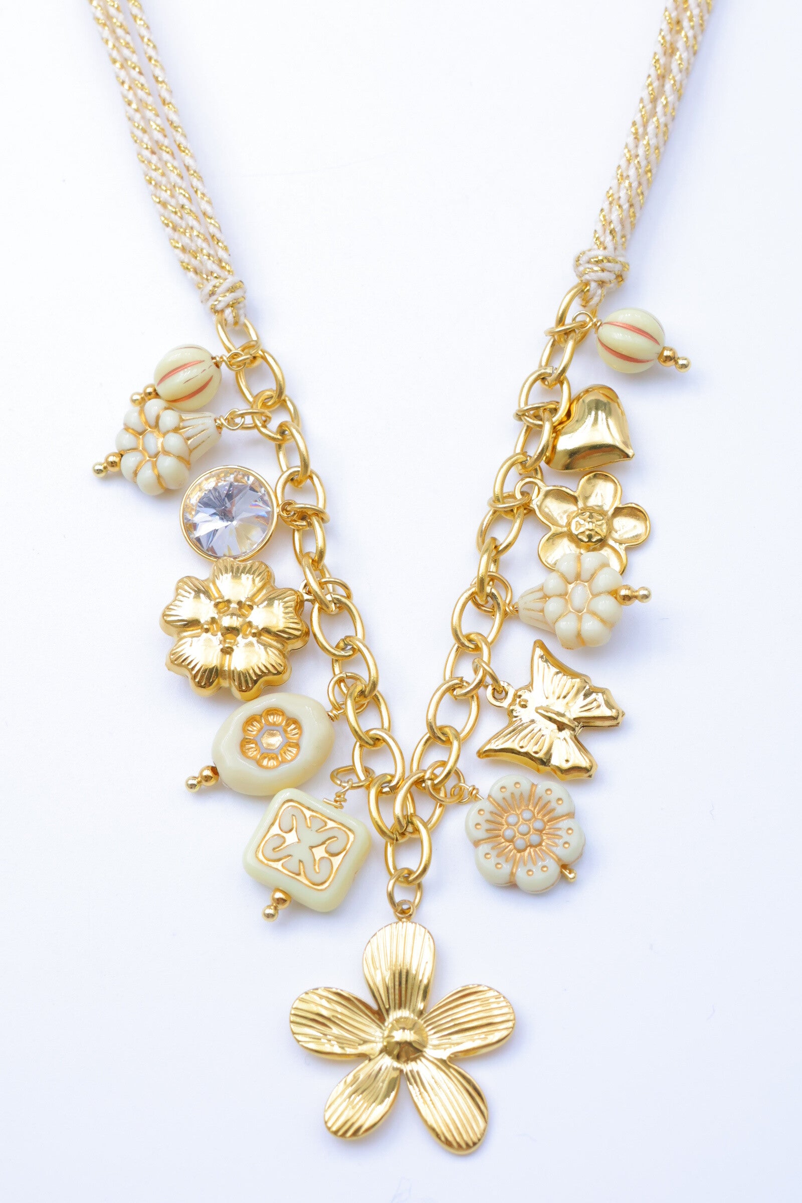 Collier en acier inoxydable - BLANC