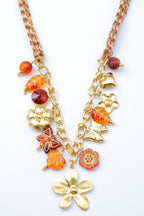 Collier en acier inoxydable - MARRON FONCÉ