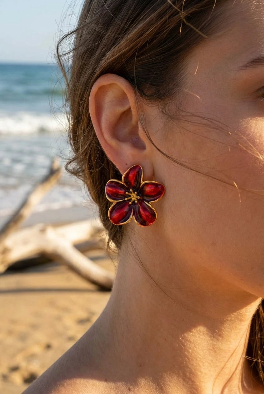 Boucles d’oreilles en acier inoxydable