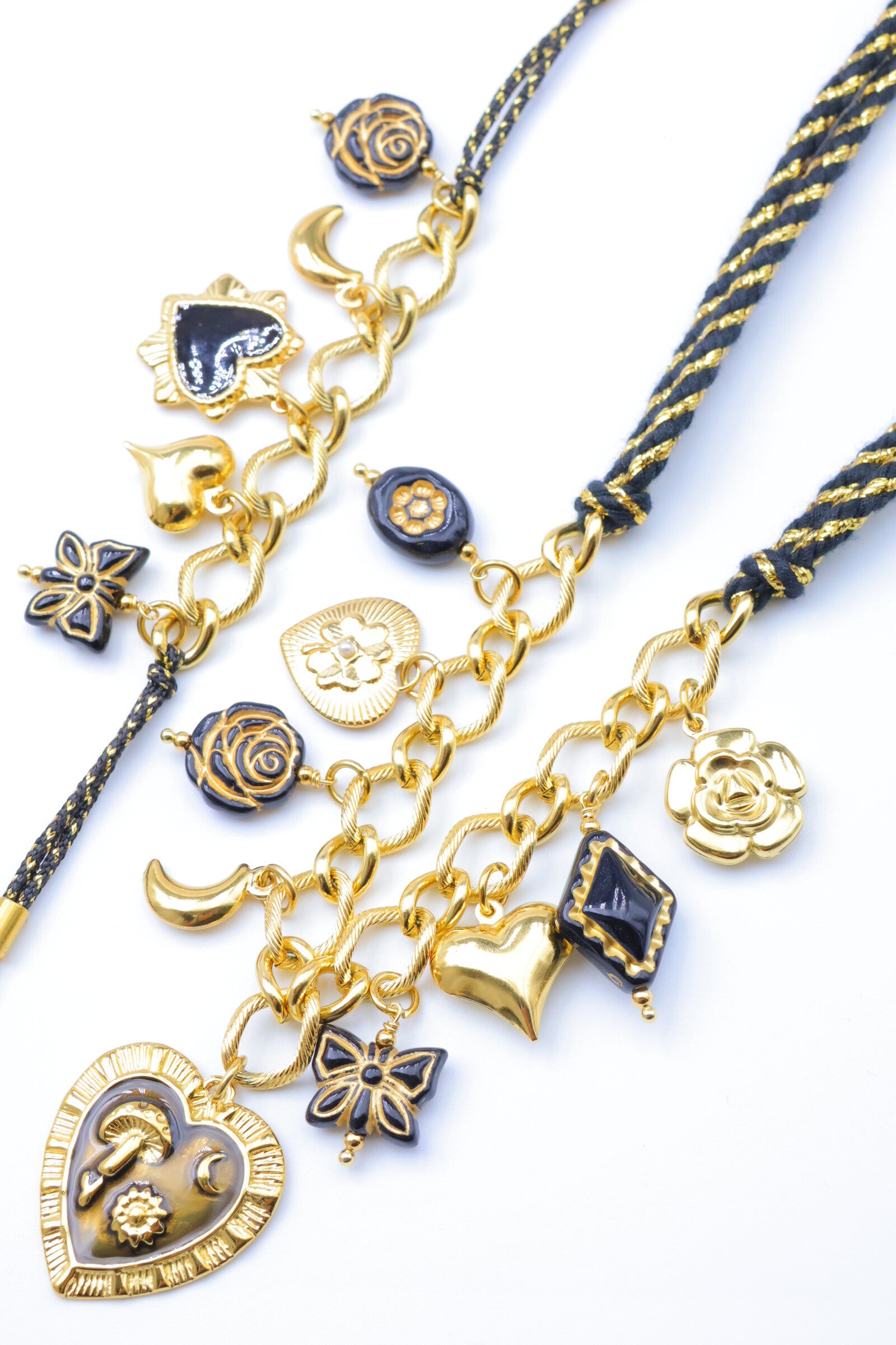 Parure de bijoux en acier inoxydable - NOIR