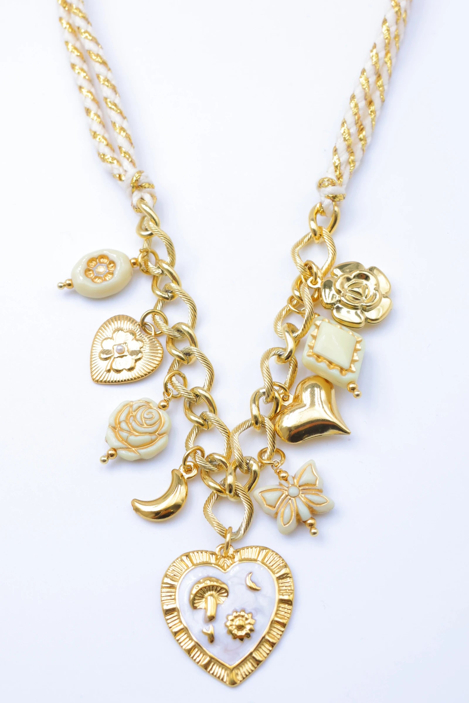 Collier en acier inoxydable - BLANC