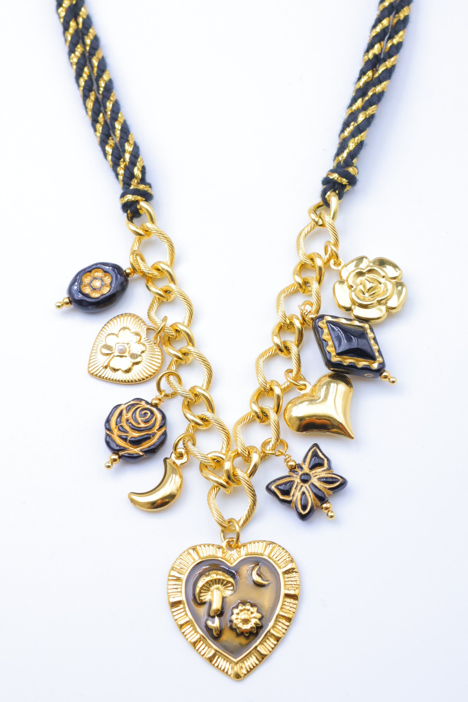Collier en acier inoxydable - NOIR