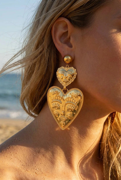Boucles d’oreilles en acier inoxydable