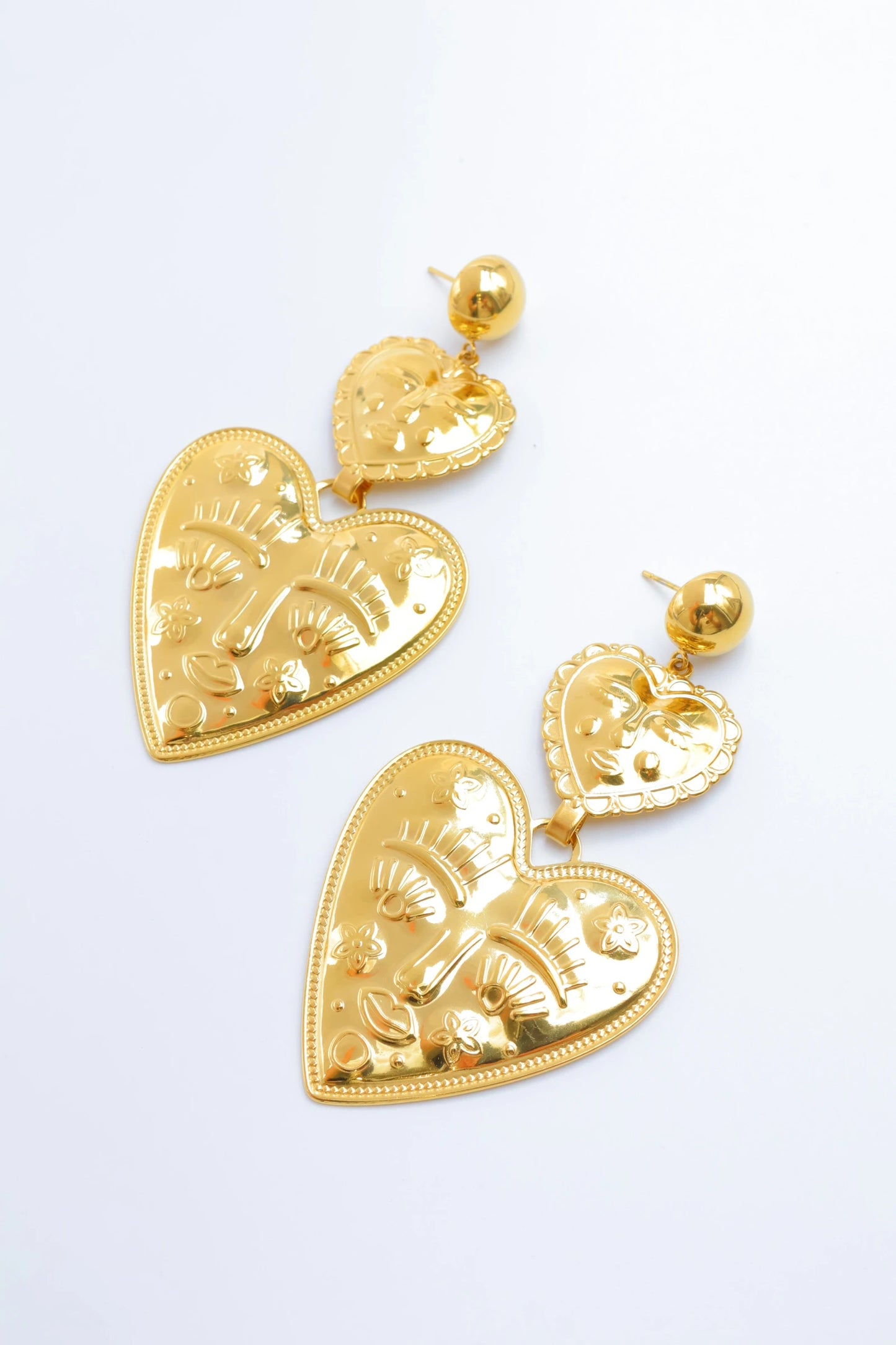 Boucles d’oreilles en acier inoxydable