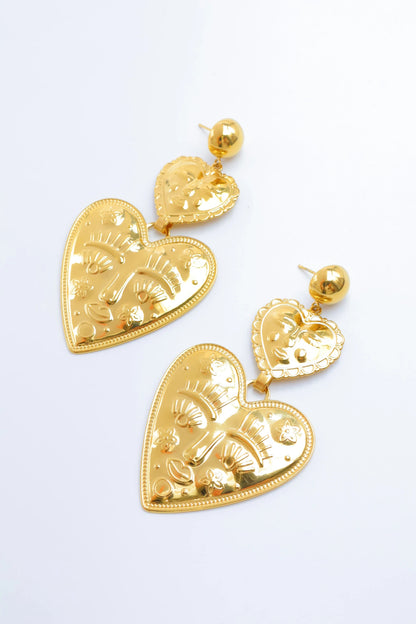 Boucles d’oreilles en acier inoxydable
