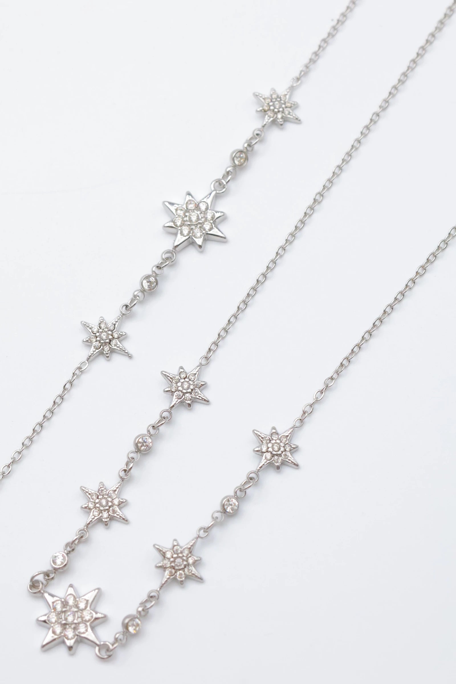 Parure de bijoux en acier inoxydable - ARGENT