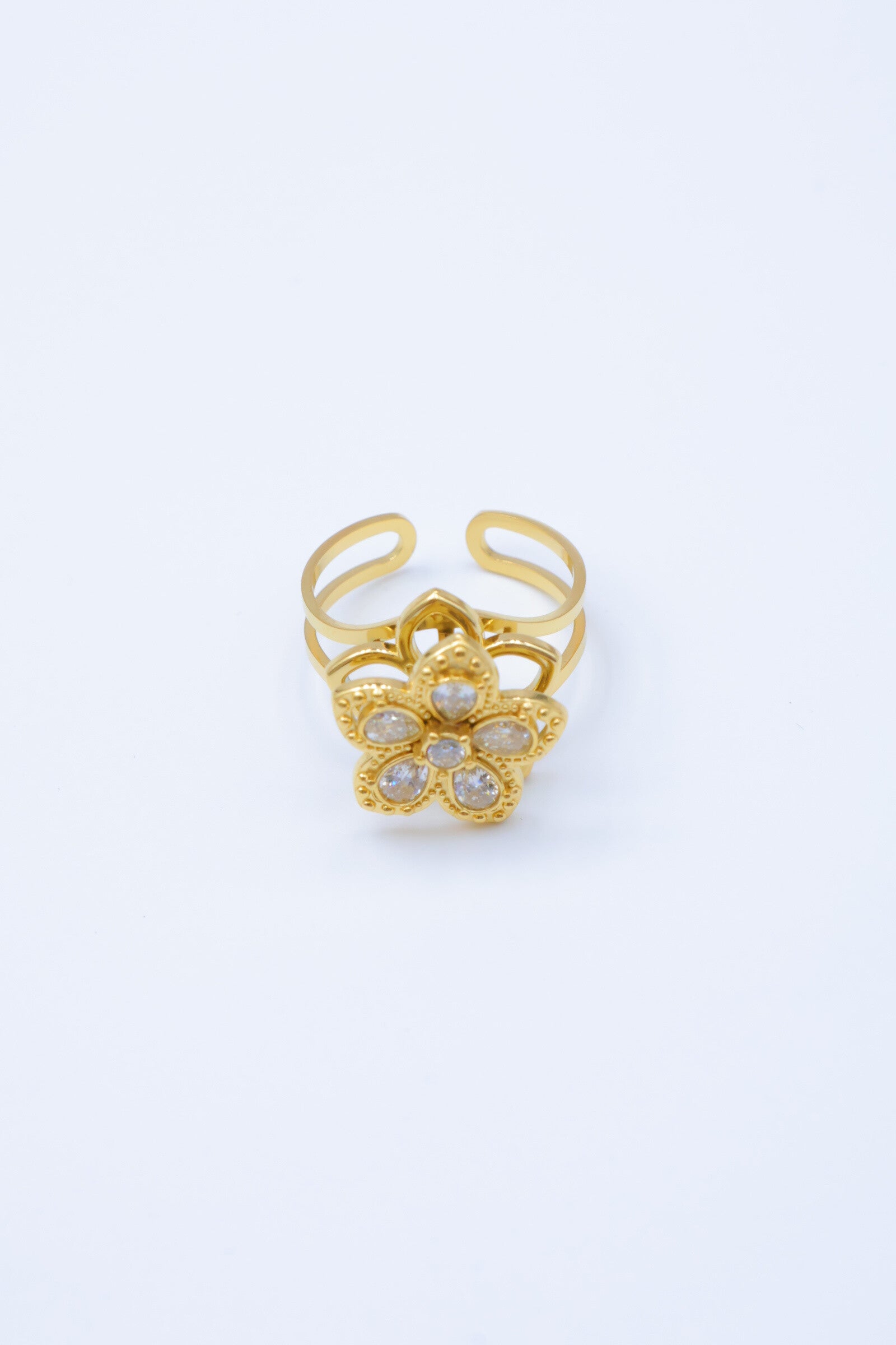 Bague ajustable en acier inoxydable - DORÉ