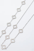 Parure de bijoux en acier inoxydable - ARGENT