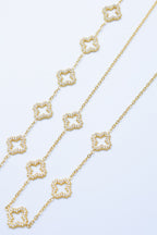 Parure de bijoux en acier inoxydable - DORÉ