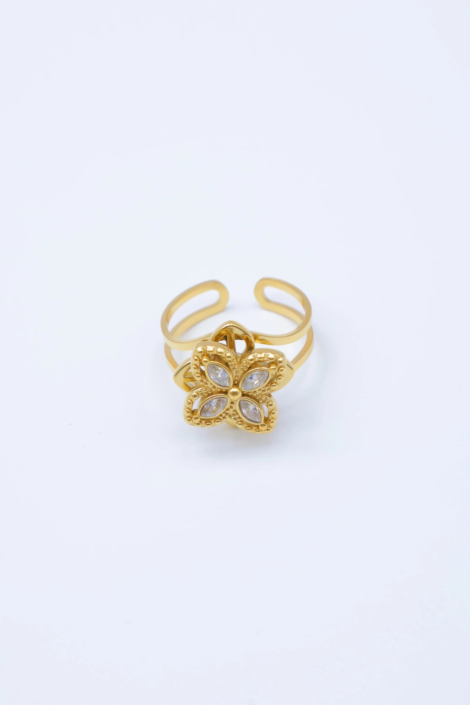 Bague ajustable en acier inoxydable - DORÉ