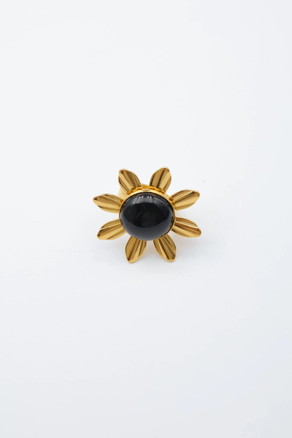 Bague ajustable en acier inoxydable - NOIR