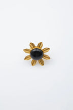 Bague ajustable en acier inoxydable - NOIR