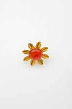 Bague ajustable en acier inoxydable - ROUGE