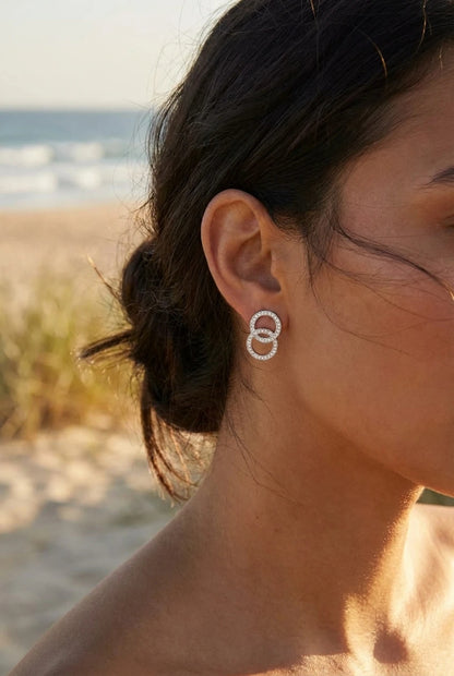 Boucles d’oreilles en acier inoxydable