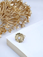 Bague en acier inoxydable ajustable - BLANC