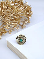Bague en acier inoxydable ajustable - VERT