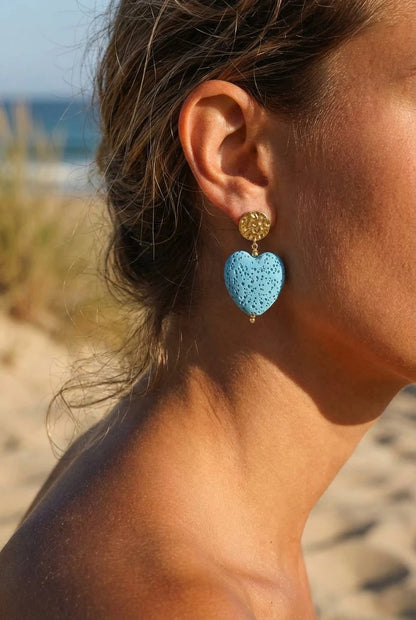 Boucles d’oreilles en acier inoxydable