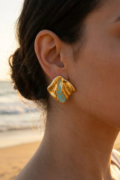 Boucles d’oreilles en acier inoxydable