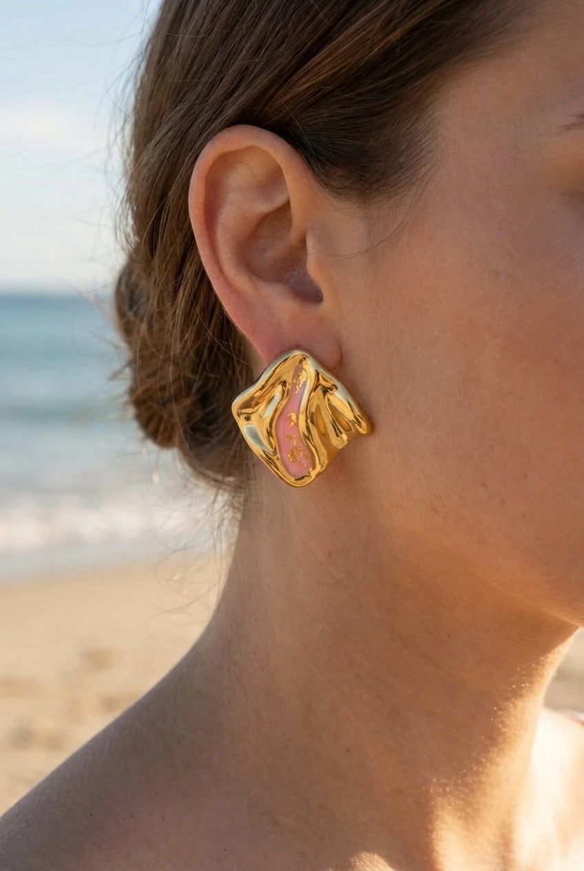 Boucles d’oreilles en acier inoxydable