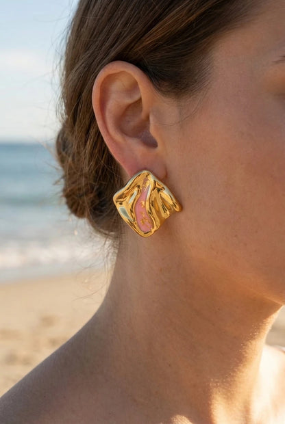 Boucles d’oreilles en acier inoxydable