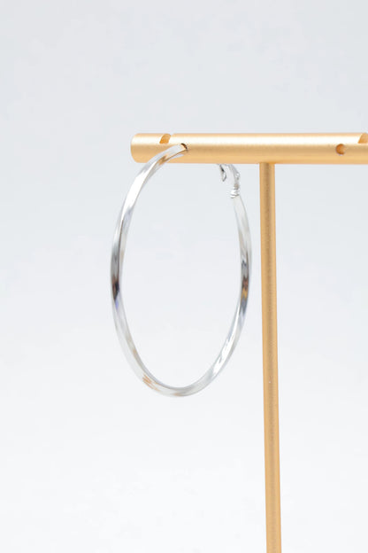 Boucles d’oreilles en acier inoxydable