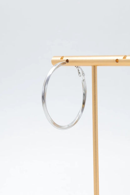 Boucles d’oreilles en acier inoxydable