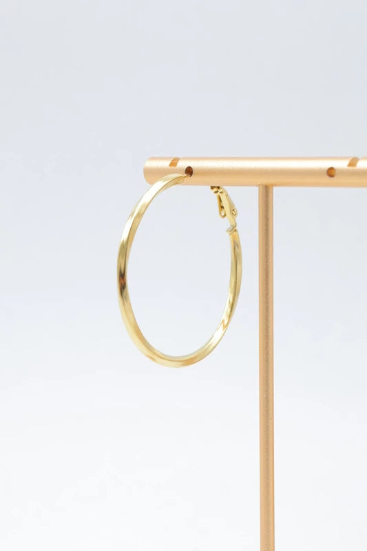 Boucles d’oreilles en acier inoxydable